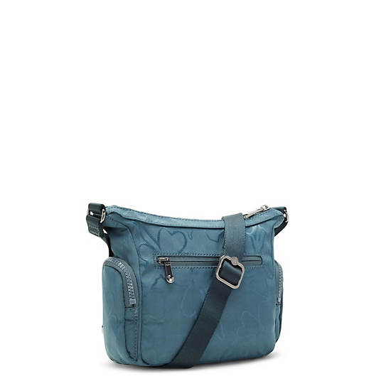 Bolsos Cruzados Kipling Gabbie Mini Printed Azul Marino Grises | MX 1125JP